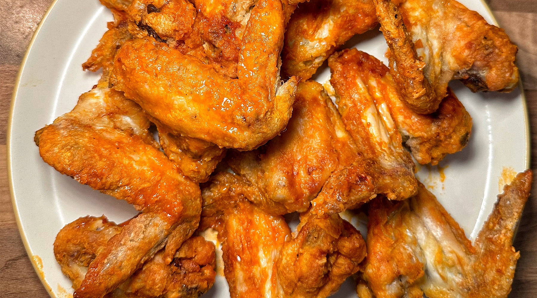 airfryer crispy gurt buffalo wings