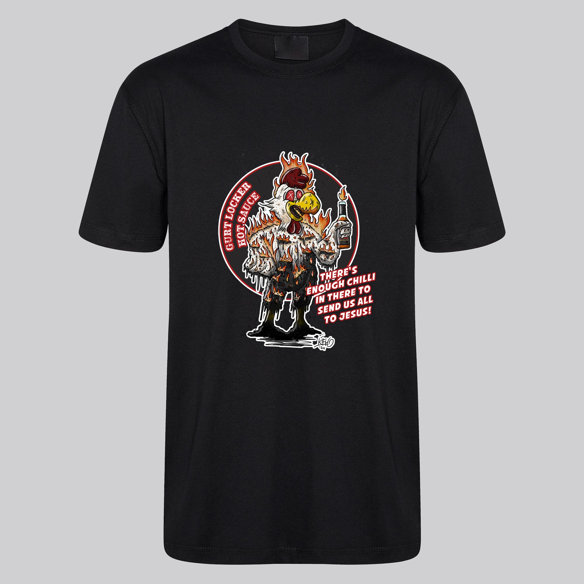 gurt locker hot sauce t-shirt