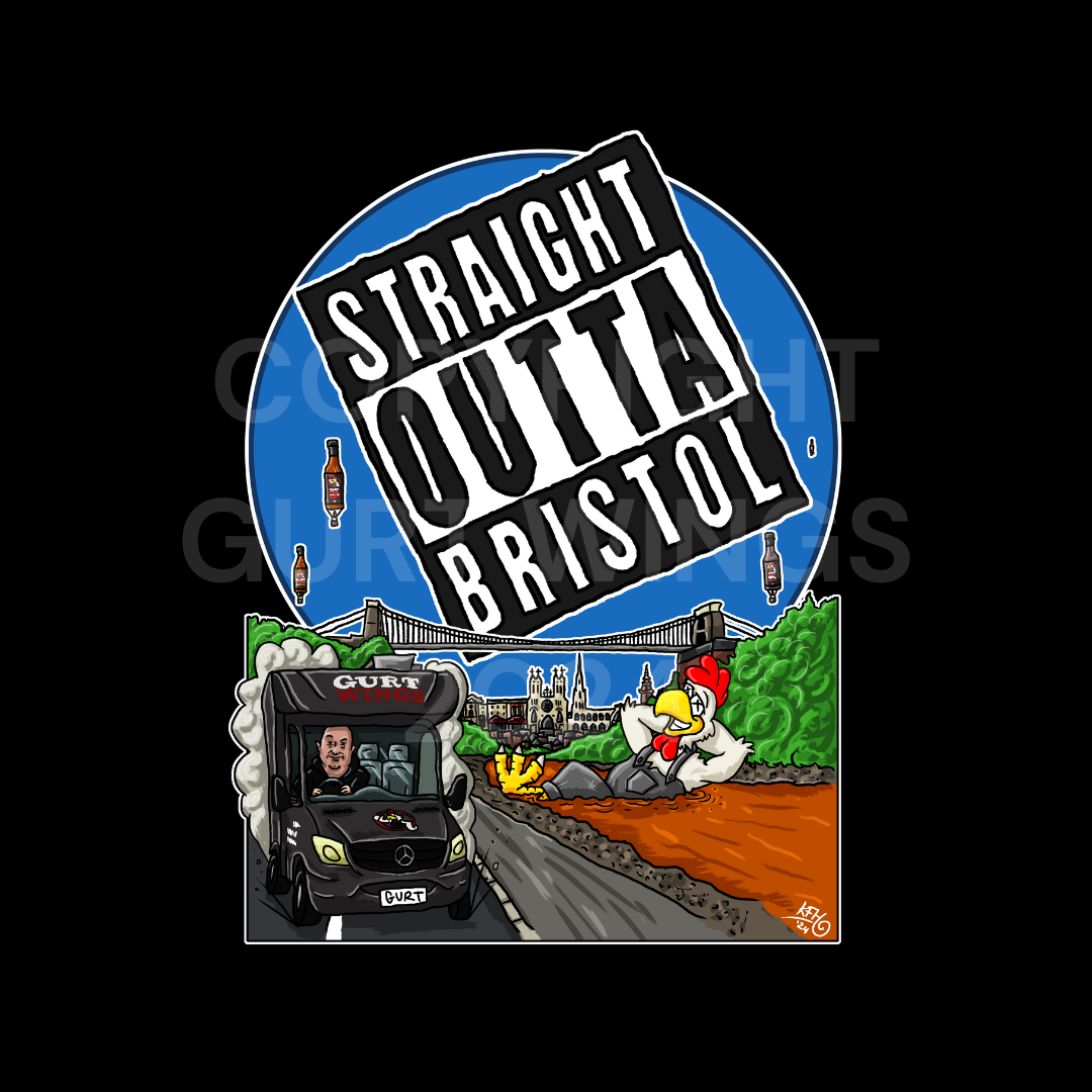 Limited Edition Gurt Wings T-Shirt: Straight Outta Bristol