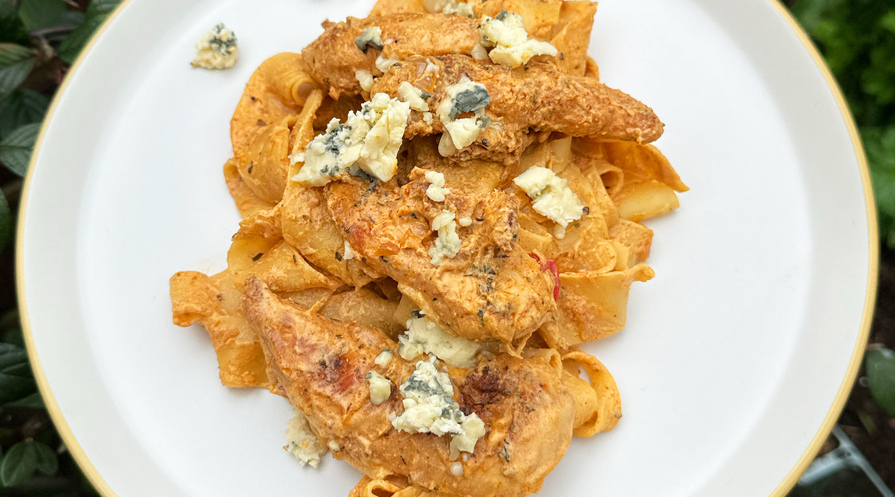 buffalo chicken pasta