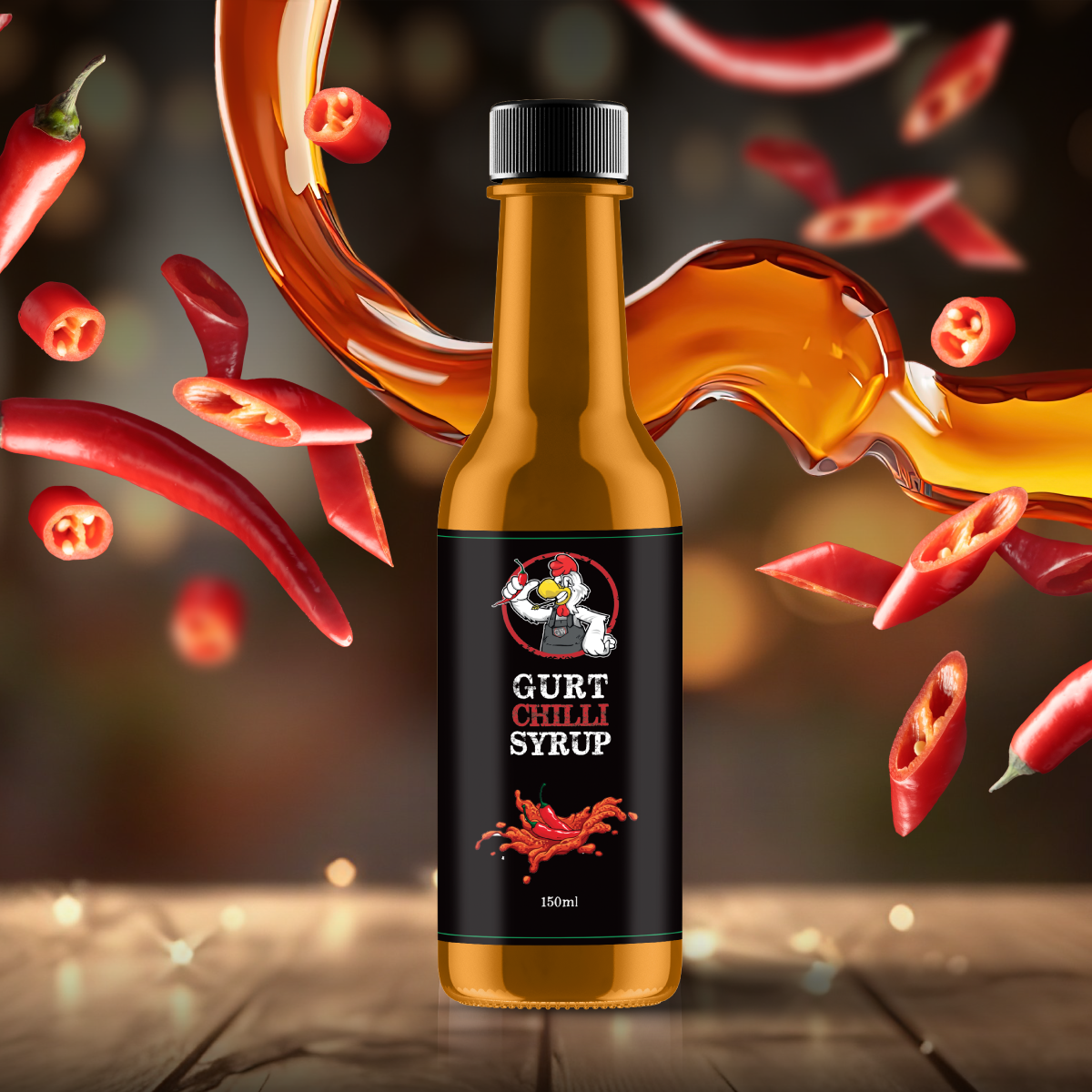 gurt wings chilli syrup graphic