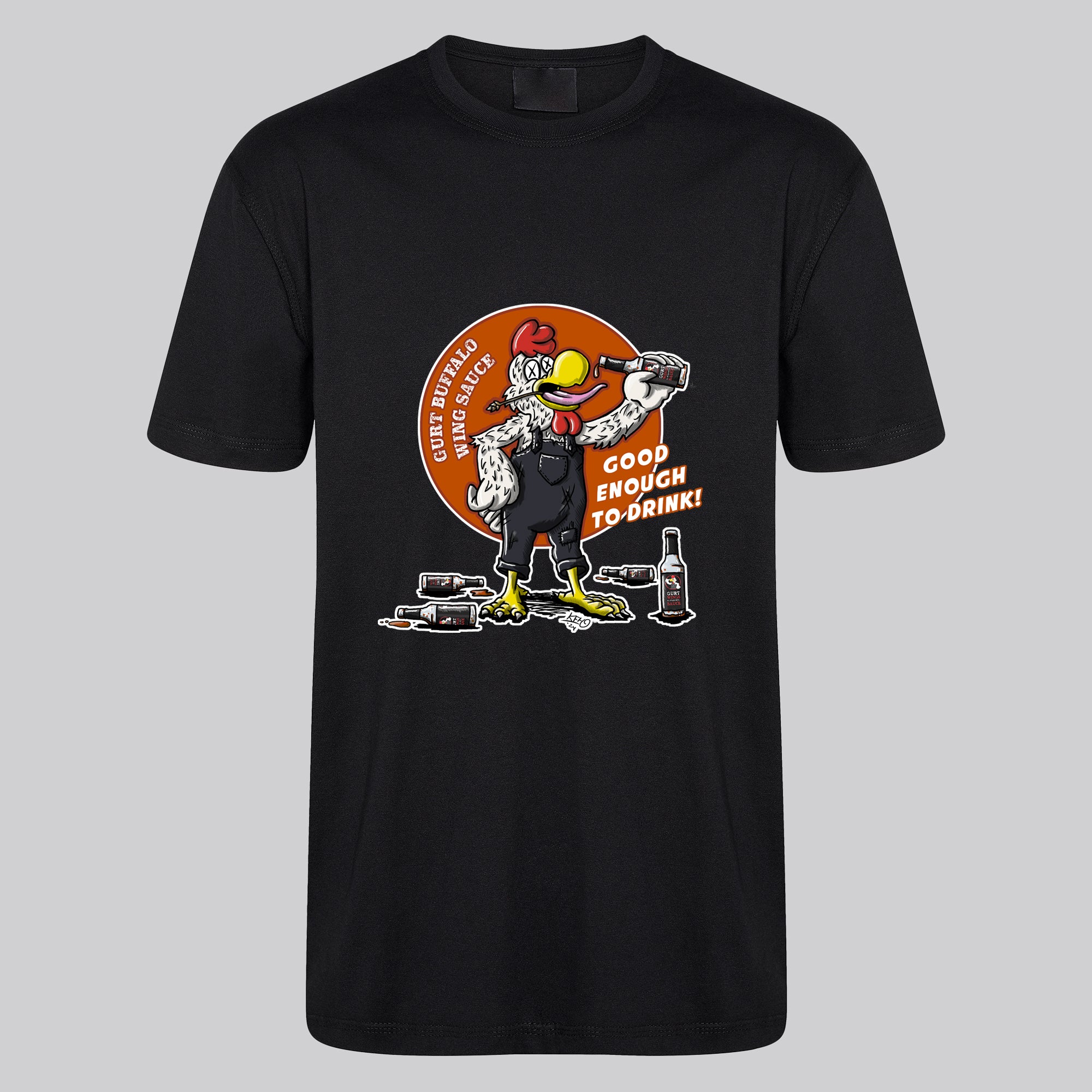 gurt wings buffalo sauce t-shirt